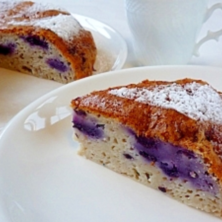 炊飯器で簡単 ブルーベリーヨーグルトケーキ レシピ 作り方 By ぽんぽんぷー 楽天レシピ